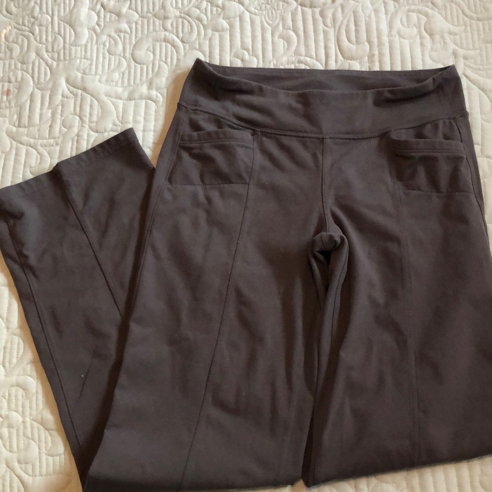 Athleta small straight leg grey pants EUC barely worn